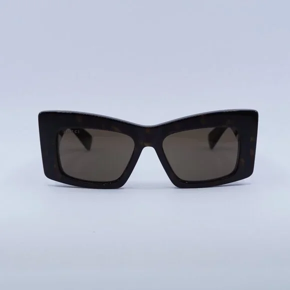 🕶️ New Gucci GG1842S 002 Sunglasses - Havana Frame, Brown Lenses